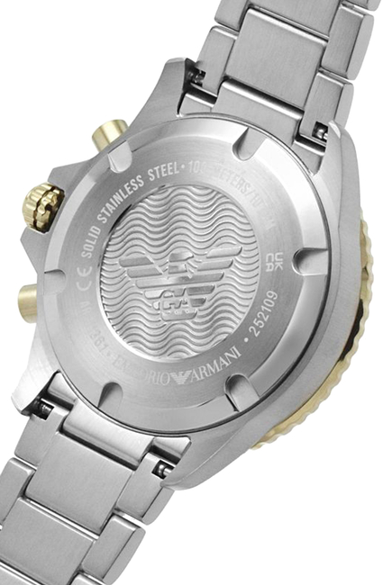 Diver 43mm Chronograph Stainless Steel Watch